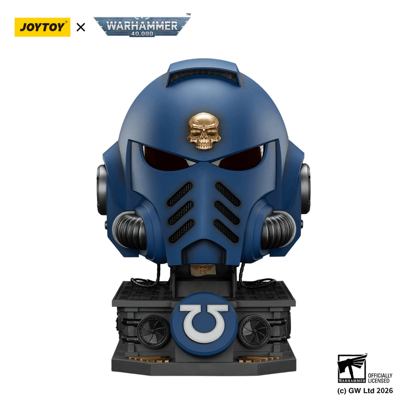 JOYTOY - Ultramarines Captain MkX Helmet & Display Stand (Preorder Q3 2026) - Action & Toy Figures -  Joy Toy