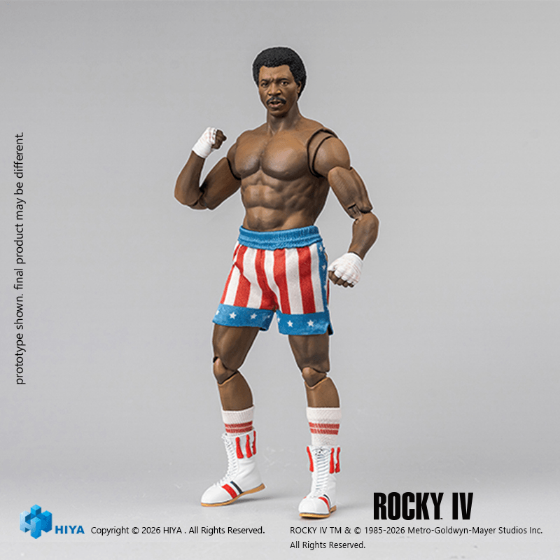 Rocky IV - Apollo Creed 1/12 Scale Action Figure (Preorder Dec 2026) - Collectables > Action Figures > toys -  HIYA TOYS
