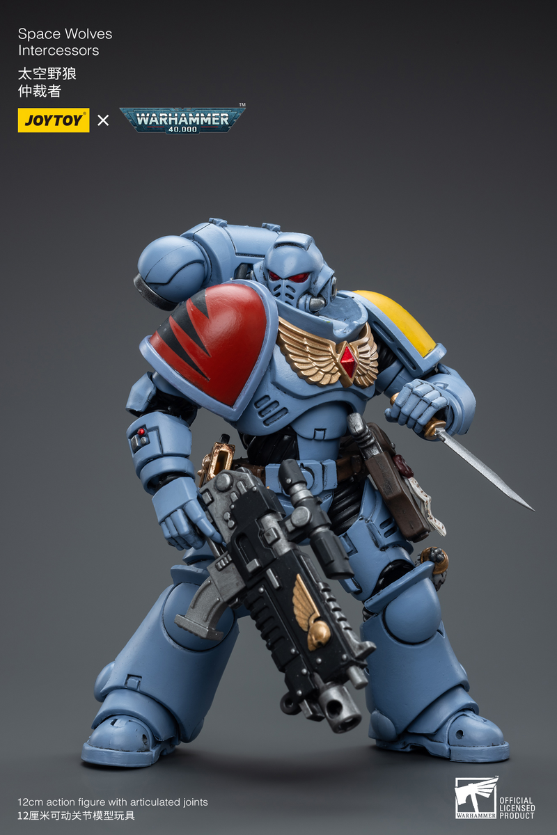 Joytoy - Warhammer 40K - Space Wolves-  Intercessors - Ver. 2 (preorder) - Collectables > Action Figures > toys -  Joy Toy