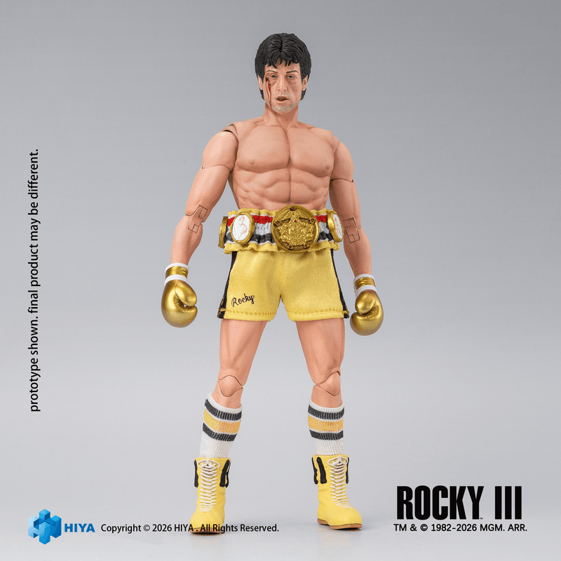Rocky III - Rocky Balboa (Boxer Ver.) 1/12 Scale Action Figure (Preorder Dec 2026)