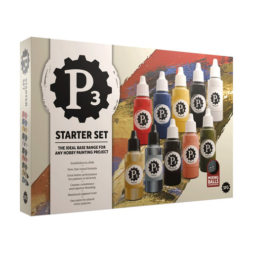 P3 Paints - Starter Set - Miniature -  Steamforged Games
