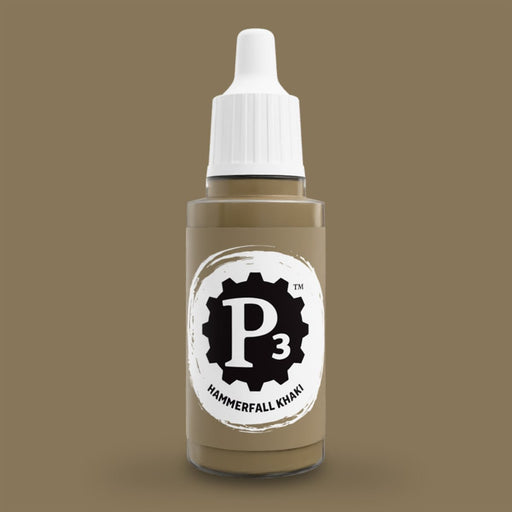 P3 Paints - Hammerfall Khaki - Miniature -  Steamforged Games