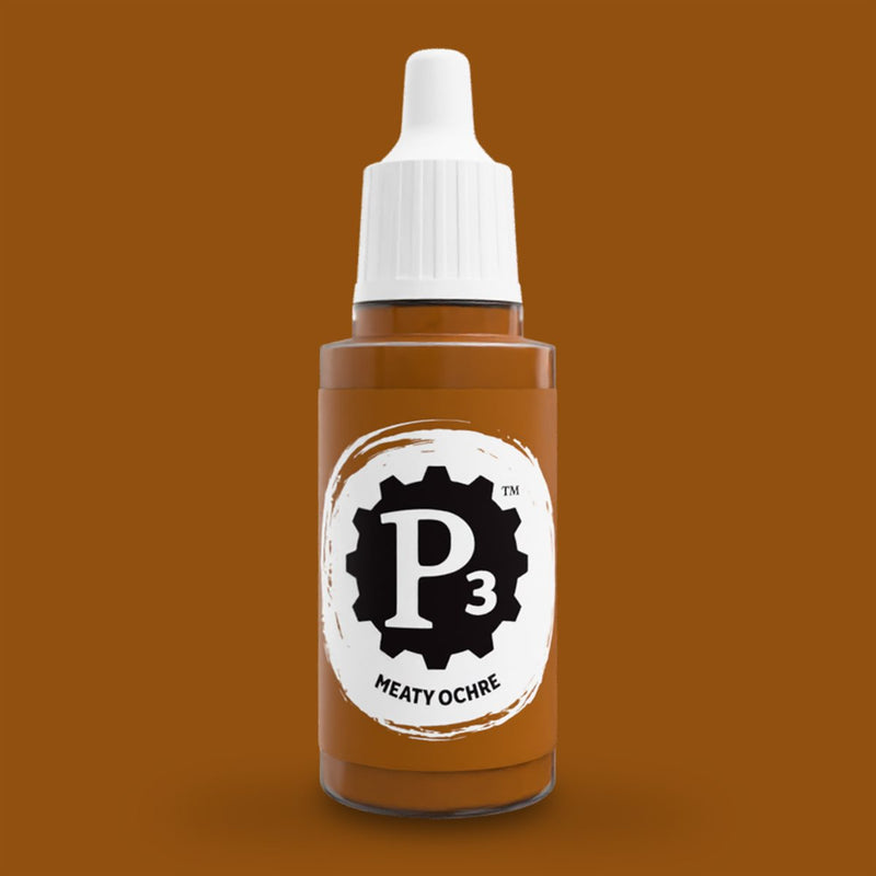 P3 Paints - Meaty Ochre - Miniature -  Steamforged Games