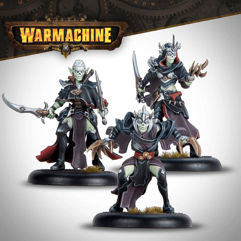 Warmachine - Dusk Fane of Nyrro - Blood Sirens - Miniature -  Steamforged Games