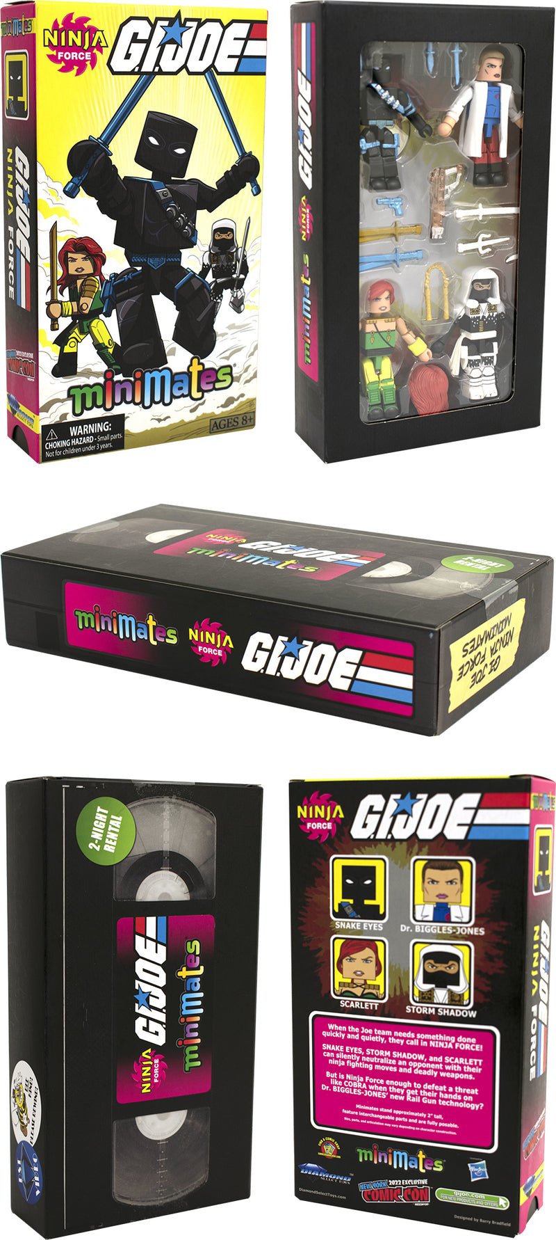 NYCC 2022 GI JOE ANNIVERSARY MINIMATES BOX SET -  -  Diamond Select Toys