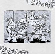 Teenage Mutant Ninja Turtles - Sketch Turtles Set in Black, Red and White - SDCC exclusive - Collectables > Action Figures > toys -  PLAYMATES