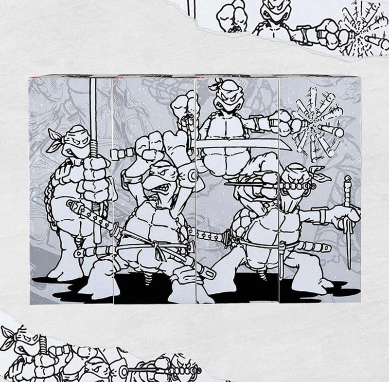 Teenage Mutant Ninja Turtles - Sketch Turtles Set in Black, Red and White - SDCC exclusive - Collectables > Action Figures > toys -  PLAYMATES