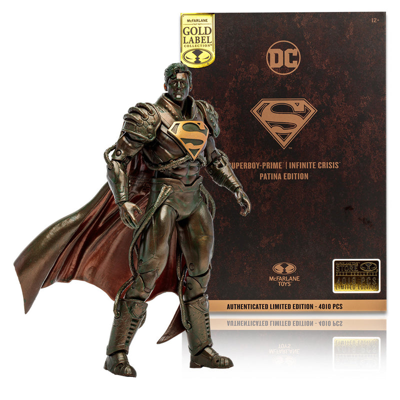 McFarlane Toys - Superboy-Prime - Infinite Crisis - Patina Edition Gold - Exclusive - Collectables > Action Figures > toys -  McFarlane Toys