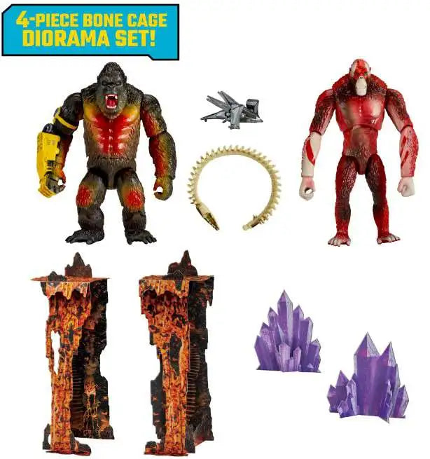 Godzilla x Kong The New Empire Kong Vs Skar King Action Figure 2-Pack Diorama Set - Collectables > Action Figures > toys -  PLAYMATES