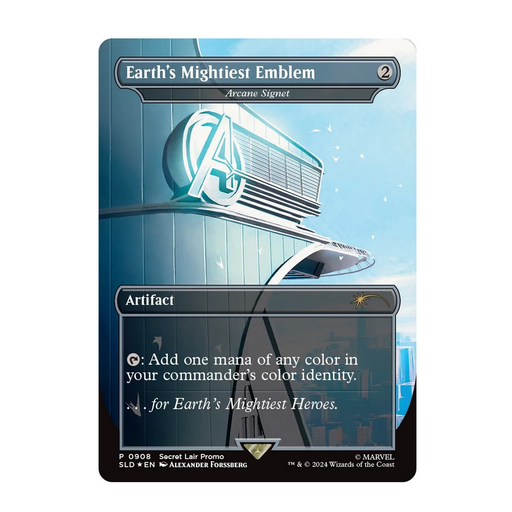 Secret Lair Drop Series - Secret Lair x Marvel - Arcane Signet as "Earth's Mightiest Emblem" - Foil Edition - Card Games > Collectables > TCG > CCG -  wizards of the coast