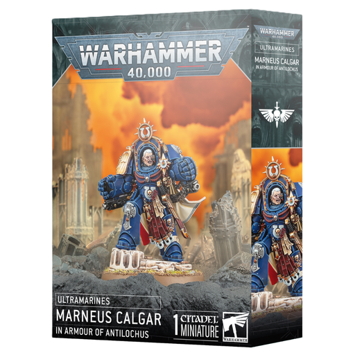 Warhammer 40,000 - Ultramarines - Marneus Calgar in Armour of Antilochus (Preorder November 8) - Miniature -  Games Workshop