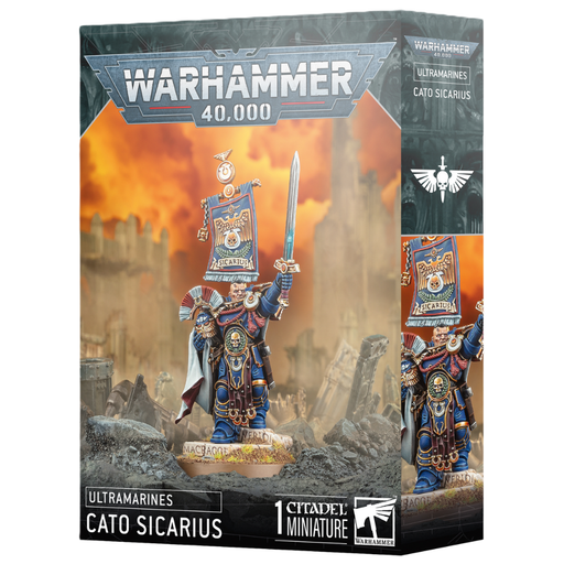 Warhammer 40,000 - Ultramarines - Cato Sicarius (Preorder November 8) - Miniature -  Games Workshop