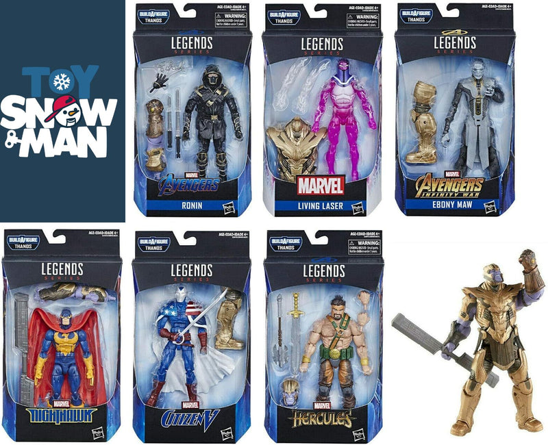 Marvel Legends  Avengers: Endgame  Wave 1 Set of 6 Figures (Thanos BAF) - Collectables > Action Figures > toys -  Hasbro