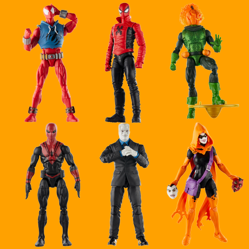 Marvel Legends Spider-Man - Retro Wave SET OF 6 (preorder Q1) - Collectables > Action Figures > toys -  Hasbro