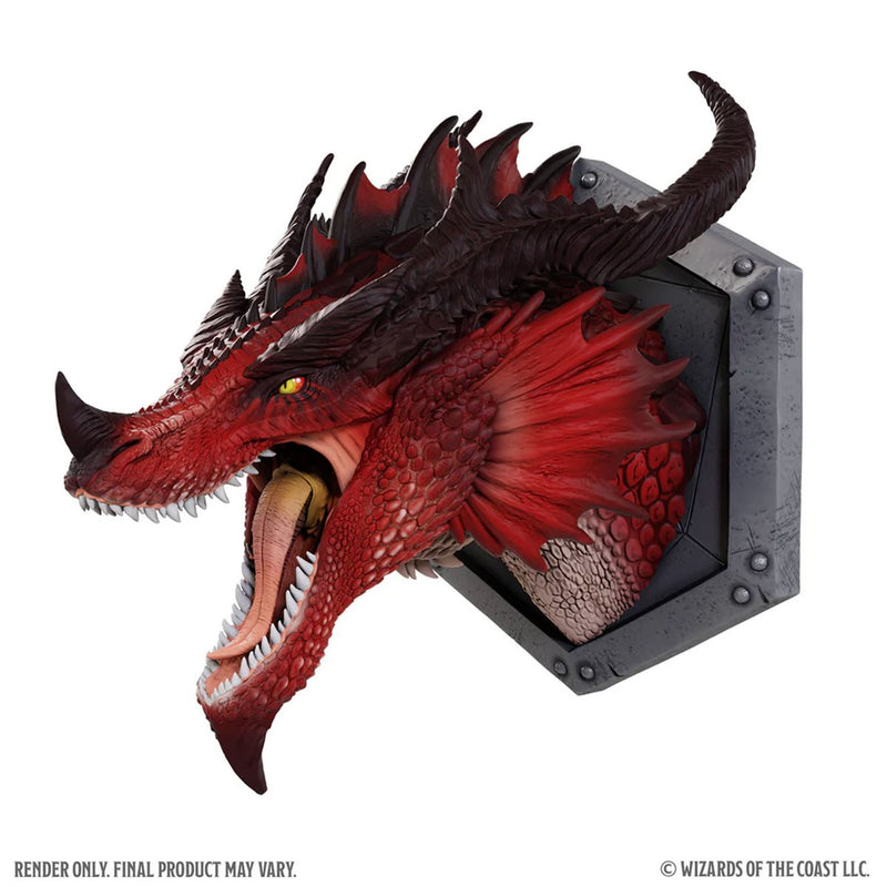 Dungeons & Dragons - Replicas of the Realms - Red Dragon 12" Trophy Plaque -  -  wizkids
