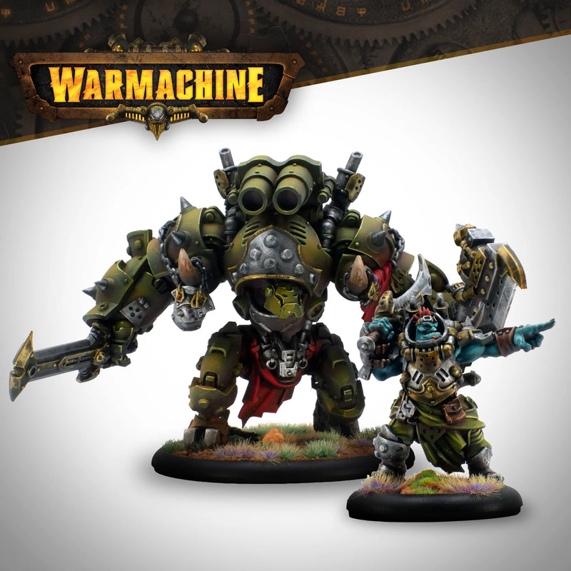 Warmachine - Southern Kriels Kithguard - Journeyman & Ramhead (Preorder Q3 2026) - Miniature -  Steamforged Games