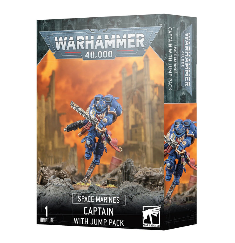 Warhammer 40,000 - Space Marines - Captain with Jump Pack - Miniature -  Games Workshop