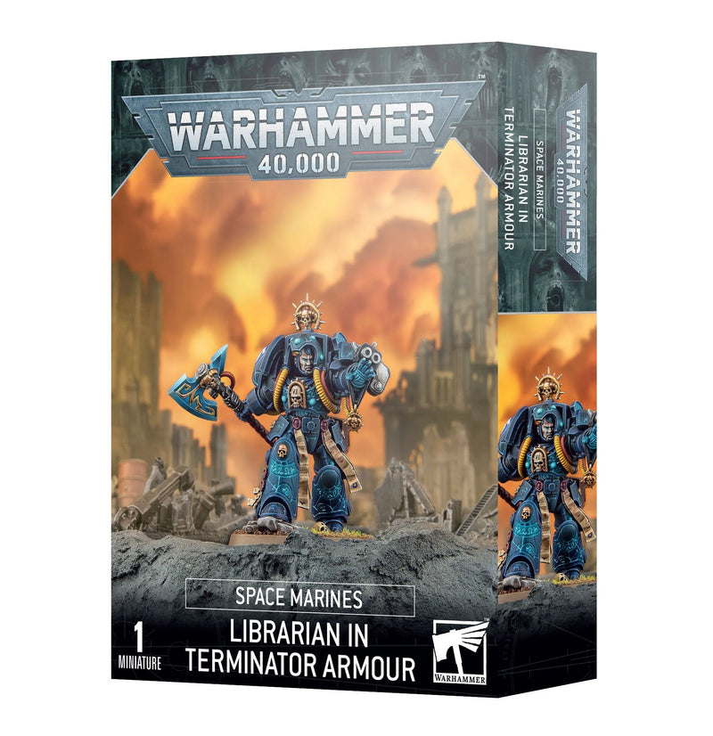 Warhammer 40,000 - Space Marines - Librarian in Terminator Armour - Miniature -  Games Workshop