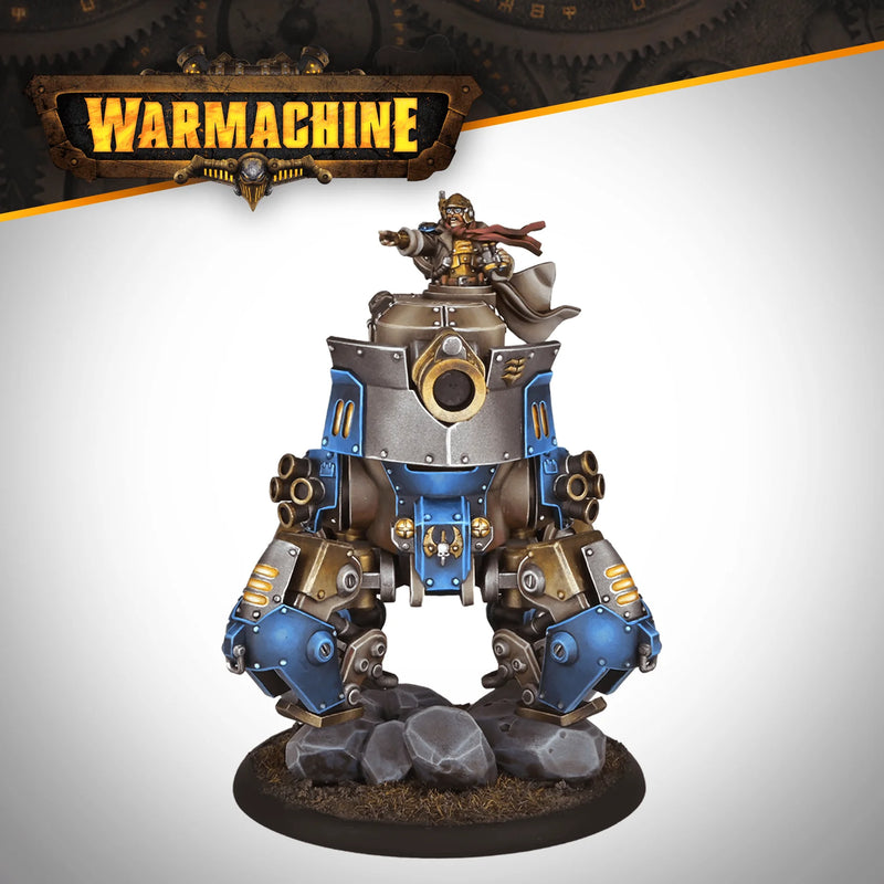 Warmachine - Cygnar Gravediggers - Captain Connor 'Boom Boom' McCoy - Miniature -  Steamforged Games
