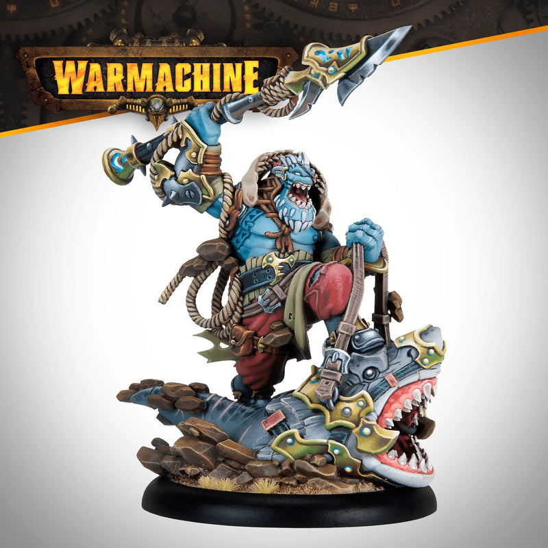 Warmachine - Southern Kriels Brineblood Marauders - Braghen Ragemonger - Miniature -  Steamforged Games
