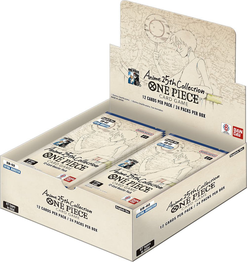 One Piece TCG - Anime 25th Collection - Extra Booster Box - EB-02 - Card Games > Collectables > TCG > CCG -  Bandai