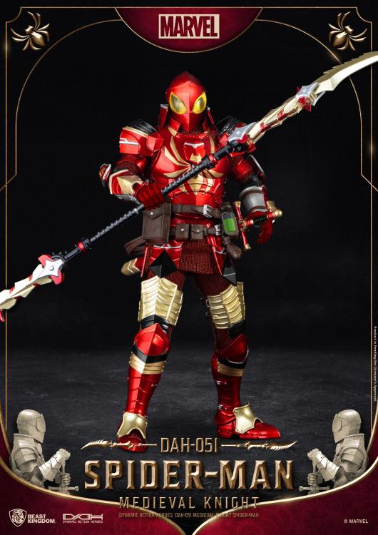 Beast Kingdom - Marvel Dynamic 8ction Heroes DAH-051 Medieval Knight Spider-Man - Collectables > Action Figures > toys -  Beast Kingdom