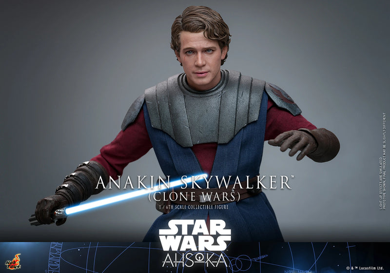 Star Wars - Anakin Skywalker (Clone Wars) 1/6th Scale Collectible Figure - TMS129 - Collectables > Action Figures > toys -  Hot Toys