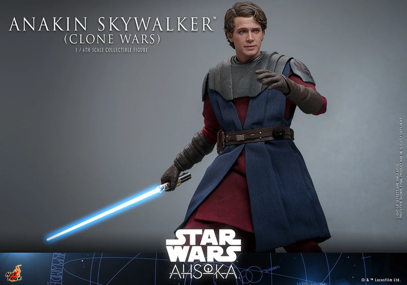 Star Wars - Anakin Skywalker (Clone Wars) 1/6th Scale Collectible Figure - TMS129 - Collectables > Action Figures > toys -  Hot Toys