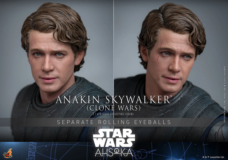 Star Wars - Anakin Skywalker (Clone Wars) 1/6th Scale Collectible Figure - TMS129 - Collectables > Action Figures > toys -  Hot Toys