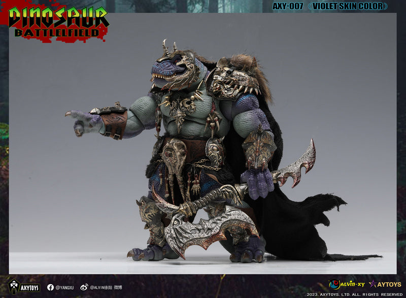 Dinosaur Battlefield - King Tyrannosaurus Deluxe - 1/12 Scale (preorder) - Collectables > Action Figures > toys -  AxyToys