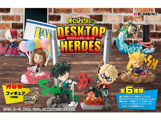 My Hero Academia: Wall Art Collection -Heroes & Villains-: 1Box (6pcs) (Reissue) - Collectables > Action Figures > toys -  re-ment