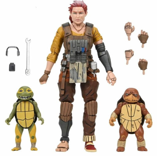 Teenage Mutant Ninja Turtles: The Last Ronin - The Lost Years Grammy April with Baby Yi & Moja - Collectables > Action Figures > toys -  Neca