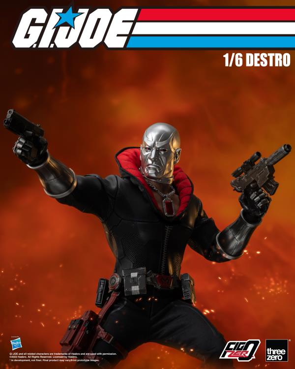 THREEZERO - G.I. Joe FigZero - Destro (preorder Q1) - Collectables > Action Figures > toys -  ThreeZero