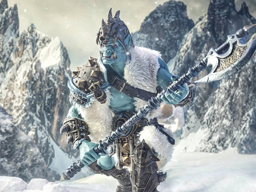 Mythic Legions - Ashes of Agbendor - Frost Ogre (Ogre-scale) (preorder Q2 2025) - Collectables > Action Figures > toys -  Four Horsemen