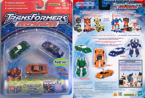 Transformers Armada Mini Cons Set 3 Backtrack Oval Spiral - Collectables > Action Figures > toys -  Hasbro