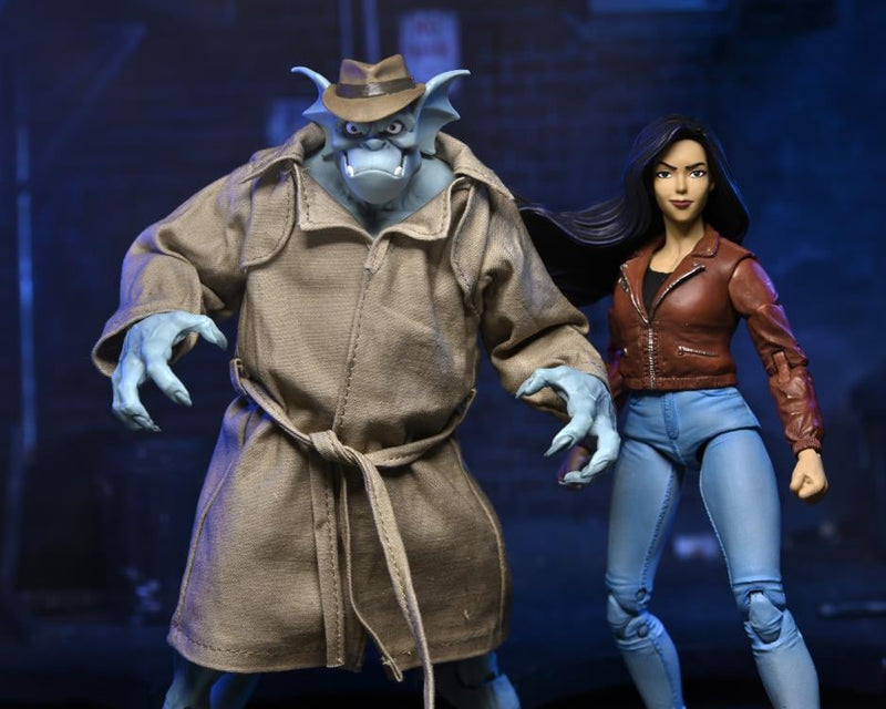 Disney's Gargoyles Ultimate Detective Broadway "Silver Falcon" - With Closed Wings - Collectables > Action Figures > toys -  Neca