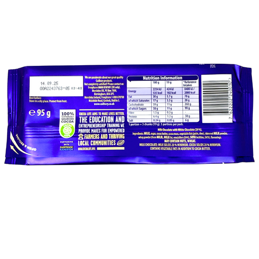 Top Deck - Milk Chocolate and White Chocolate - 95g -  -  Nestle