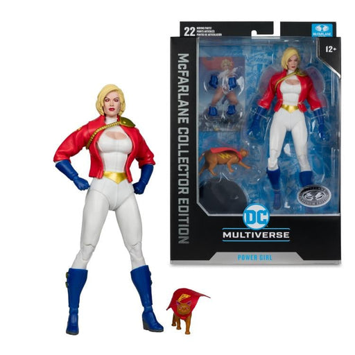 DC Multiverse Collector Edition - Power Girl: Reborn - Power Girl - Platinum / Chase - Collectables > Action Figures > toys -  McFarlane Toys