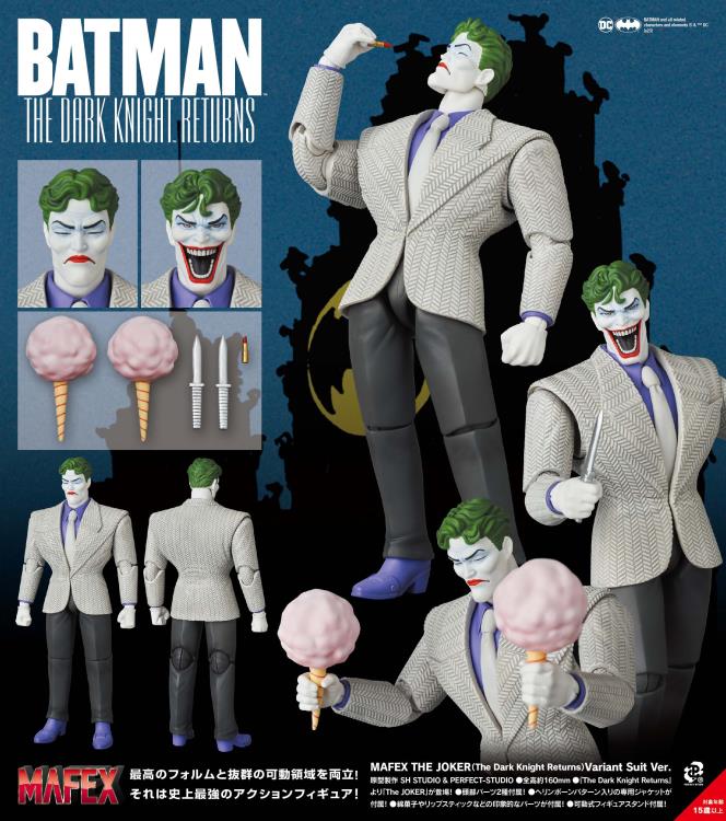 Batman: The Dark Knight Returns MAFEX No.214 The Joker (preorder) - Collectables > Action Figures > toys -  MAFEX