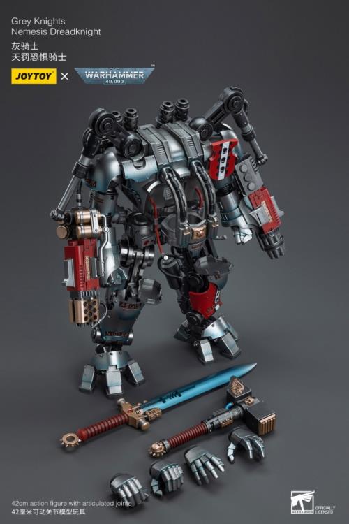 JoyToy - Warhammer 40K Grey Knights Nemesis Dreadknight with Terminator Caddon Vibova (preorder) - Collectables > Action Figures > toys -  Joy Toy