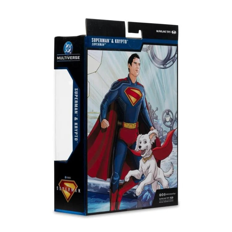 DC Multiverse Deluxe Theatrical Edition - Superman (2025) - Superman & Krypto - Collectables > Action Figures > toys -  McFarlane Toys