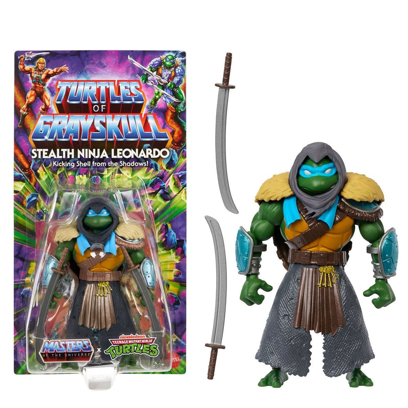 Masters of the Universe - Origins Turtles of Grayskull - Stealth Ninja Leonardo - Collectables > Action Figures > toys -  mattel