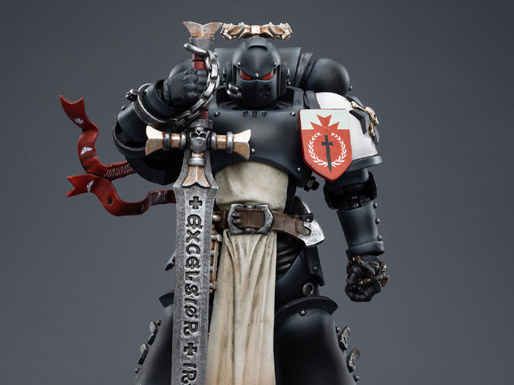 JoyToy - Warhammer 40K - Black Templars - The Emperor's Champion Rolantus - Collectables > Action Figures > toys -  Joy Toy