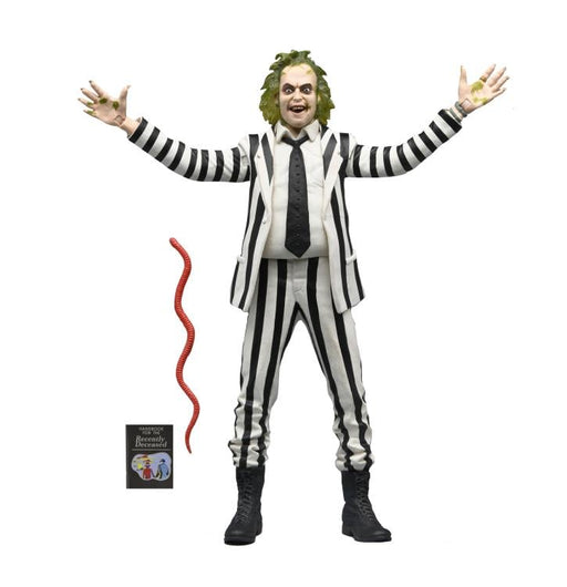 Beetlejuice (Black and White Suit) Action Figure - Collectables > Action Figures > toys -  Neca