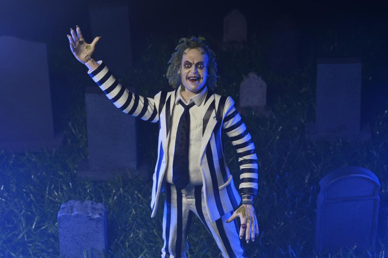 Beetlejuice (Black and White Suit) Action Figure - Collectables > Action Figures > toys -  Neca