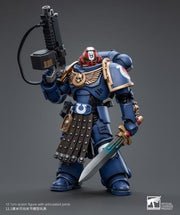 JoyToy - Warhammer 40k - Ultramarines - Intercessor Veteran Sergeant Brother Aeontas - Collectables > Action Figures > toys -  Joy Toy