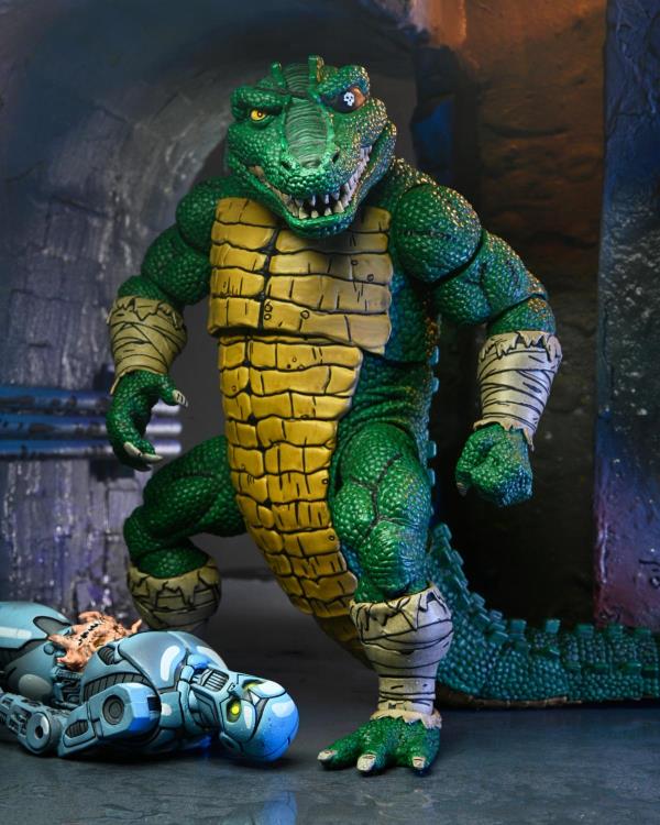Teenage Mutant Ninja Turtles Leatherhead (Mirage Comics) Deluxe Action Figure (preorder June 2025) - Collectables > Action Figures > toys -  Neca