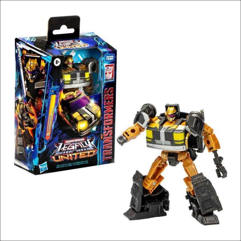 Transformers Legacy United Star Raider Cannonball figure and packaging