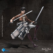 HIYA Attack on Titan Eren Yeager 1/12 action figure in a dynamic pose