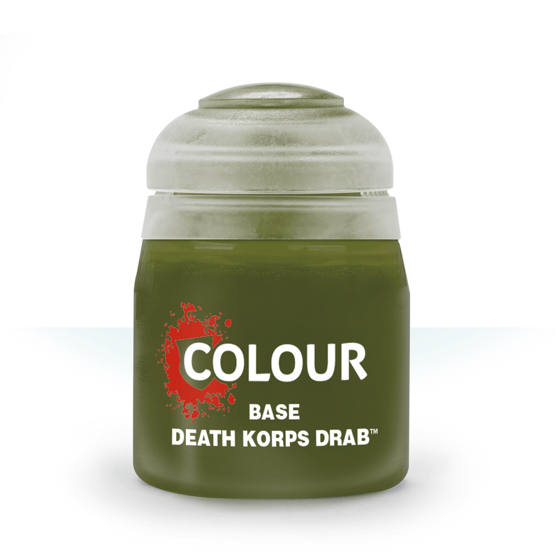 Base - Death Korps Drab - Acrylic Paint 12ML - Paint -  Games Workshop